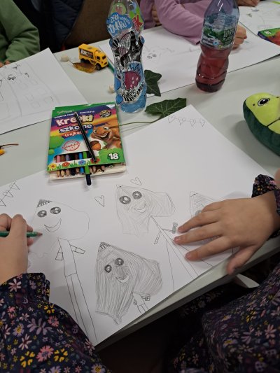 Zajęcia plastyczne 10.10.2023